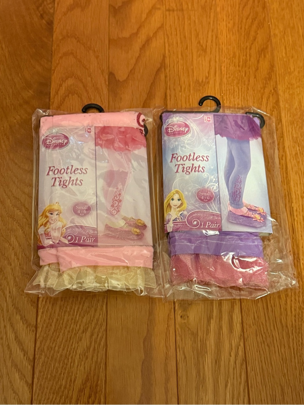 Disney Princess Footless Tights Packs - Aurora and Rapunzel